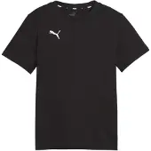 Puma T-paita Teamgoal Casuals - Musta/valkoinen Lapset, koko YM/140 cm