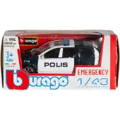 Bburago 1:43 poliisi pikkuauto
