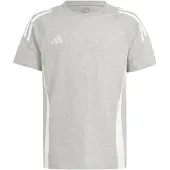 Adidas Toiminnallinen paita 'TIRO24' harmaa / valkoinen