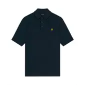 Lyle & Scott Plain Polo Shirt - Navy - 128-134