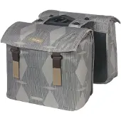 Basil Elegance Mik Panniers 40-49l Hopeinen