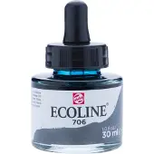 Taidepiste Ecoline 706 Deep Grey - 30ml