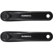 Shimano FC-E5010 kammet neliöakseli musta 170mm