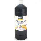 Creall School paint Black 1 liter