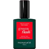 Manucurist Paris Green Flash Gel Polish Red Coral