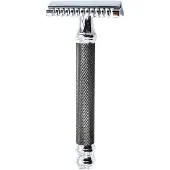 Parker 26C -Black & Chrome Handle Open Comb 3 Piece Saf