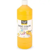 Creall School paint Dark yellow 1 liter