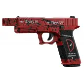 Aw Custom GBB VX7302 DP 6mm - Red & Black