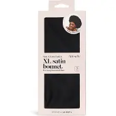 Kitsch KITSCH, Satin Sleep Xl Adjustable Bonnet - Black
