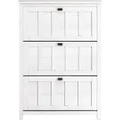 SoBuy Kenkäkaappi 80x30x111cm., valkoinen/musta