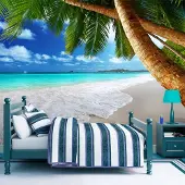 Artgeist Tapetti - île tropicale