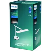 Philips Toiminnollinen VDT Mate työpöytävalaisin, Valkoinen, Metalli, Makuuhuone, Olohuone, Office, Nykyaikainen, IP20, II