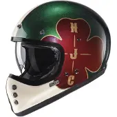 HJC V60 Ofera vihreä/valkoinen kypärä
