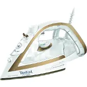 Tefal Puregliss FV8042 Dry &amp; Steam iron Durilium AirGlide Autoclean soleplate 3000 W Bronze, White