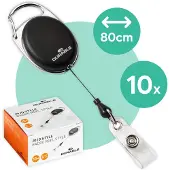 Durable Korttipidike Jojo Style, nappikiinnitys musta 10 kpl