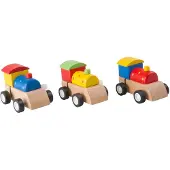 Small Foot - Wooden Train Wind Up per piece