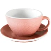 Loveramics Cappuccinokuppi ja aluslautanen Egg Cinnabar, 200 ml