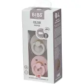 BIBS Colour Natural Rubber Size 2: 6+ months tutti Haze / Blossom 2 kpl
