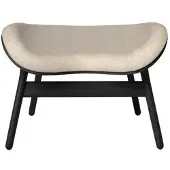 UMAGE , A Conversation Piece Ottoman Rakkaus Black Oak/White Sands