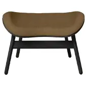 UMAGE , A Conversation Piece Ottoman Rakkaus Black Oak/Sugar Brown