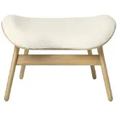 UMAGE , A Conversation Piece Ottoman Rakkaus Oak/Teddy White