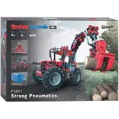 Fischertechnik Strong Pneumatics Professional pneumatic construction set with compressor and 660 pieces for children from 9 years old (559876)