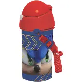 Sonic Water Bottle Plastic Bottle 500ml Multicolor