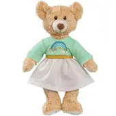 Heless Cuddle Plush Teddy Rainbow 32cm