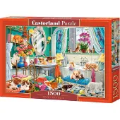 Castorland Crazy Pet Bath 1500p palapeli