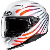 HJC F71 Zen MC21F Integraalikypärät Matta/Valkoinen/ininen/Punainen unisex, size S