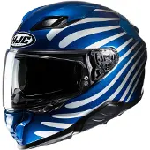 HJC F71 Zen MC2 Integraalikypärät ininen/Valkoinen unisex sininen, size S