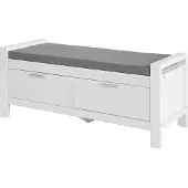 SoBuy S ilytyspenkki Matala lipasto Eteisen penkki FSR74-W White W100 D40 H40cm