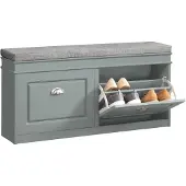 SoBuy Eteisen penkki 24x51x104cm., harmaa