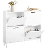 SoBuy kenkäkaappi 4 ovella fsr100-w