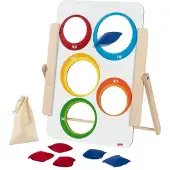 Goki - Wooden Throwing Game Bag Throwing 8pcs.