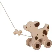 Goki Wooden Pull Animal Dog