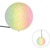QAZQA Älykäs ulkovalaisin harmaa 25 cm IP65 sis. WiFi A60 - Nura