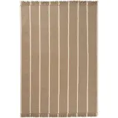 Ferm Living Calm kelim matto Dark Sand, Off-white, 140x200 cm