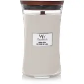 Woodwick Warm Wool tuoksukynttilä sisältää puusydämen 610 g
