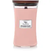 Woodwick Pressed Blooms & Patchouli tuoksukynttilä sisältää puusydämen 609.5 g