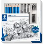 Staedtler 100, Multi, Sininen, Harmaa, 7 kpl (61 100)