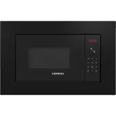 Siemens iQ300 , Kiinteä, Yhdistelmämikroaaltouuni, 20 L, 800 W, Rotaatio, Kosketus, Musta