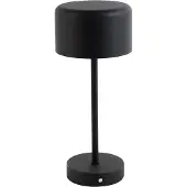 TRIO Leuchten Led pöytävalaisin Jeff, himmennettävä, Musta, Olohuone/ruokailutila, Metalli, Moderni