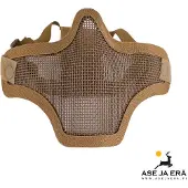 ASG Strike Systems Airsoft Metal Mesh Mask Lower Half (Color: Tan)