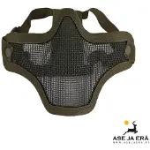 ASG Strike Systems Airsoft Metal Mesh Mask Lower Half (Color: OD Green)
