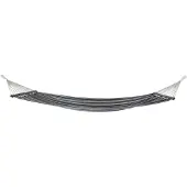 House Nordic Teni - Hammock, Polyester/Cotton, Larch, Black/Grey/White - Grey - X120X200CM