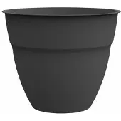 Eda Moderni Pyöreä Harmaa Ruukku EDA - Ø 52 cm Tumma Harmaa Muovi