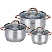 KINGHOFF Kuningas Hoffin ruukkusarja 3kpl KINGHOFF KH-1761