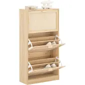 SoBuy 3-osion kenkähylly 60x24x118 cm