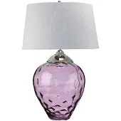 Quintiesse Pöytävalaisin Samara, Lila/vaaleanpunainen, Olohuone/ruokailutila, Lasi, Design